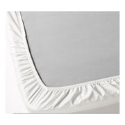 Kingtex Fitted Sheet king 200x200cm without Pillow cover White