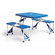 CLASS Portable Folding Outdoor Camp Suitcase Picnic Table w/ 4 Seats