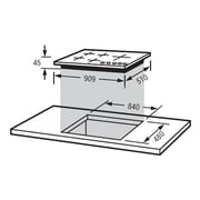 Fagor Built-In Gas Hob 5FI-95GLSTXA