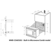 Fagor MWB-23AEGXU Built-In Microwave