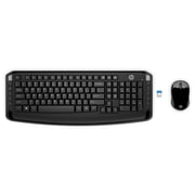 HP 3ML04AA 300 Wireless Keyboard Mouse Black