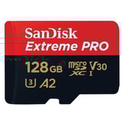Sandisk SDSQXCY128GGN6MA Extreme Pro MicroSDXC 128GB + SD Adapter