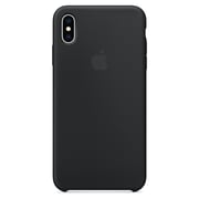 Apple Silicone Case Black For iPhone XS