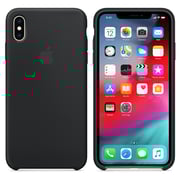 Apple Silicone Case Black For iPhone XS