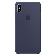 Apple Silicone Case Midnight Blue For iPhone XS