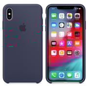 Apple Silicone Case Midnight Blue For iPhone XS