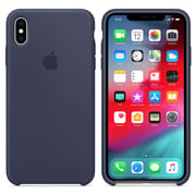 Apple Silicone Case Midnight Blue For iPhone XS