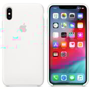 Apple Silicone Case White For iPhone XS Max
