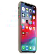 Apple Leather Case Taupe For iPhone XS