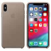 Apple Leather Case Taupe For iPhone XS Max