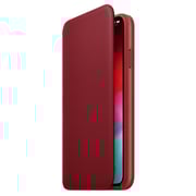 Apple Leather Folio Case Product Red For iPhone XS