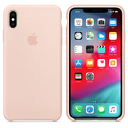 Apple Silicone Case Pink Sand For iPhone XS
