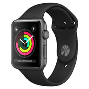 Apple Watch Series 3 GPS - 42mm Space Grey Aluminium Case with Black Sport Band