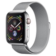 Apple Watch Series 4 GPS + Cellular 40mm Stainless Steel Case With Milanese Loop