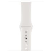 Apple Watch Series 4 GPS + Cellular 44mm Stainless Steel Case With White Sport Band
