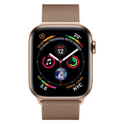 Apple Watch Series 4 GPS + Cellular 44mm Gold Stainless Steel Case With Gold Milanese Loop