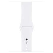 Apple Watch Series 3 GPS + Cellular 38mm Silver Aluminium Case with White Sport Band