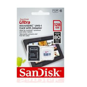 SanDisk SDSQUNS128GGN6TA Ultra Android microSDXC 128GB+SD Adapter