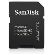 سانديسك SDSQUNS128GGN6TA ألتراش أندرويد microSDXC 128 جيجا بايت + محول SD