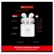 Trands TWSF12 Wireless Stereo Headset White With Charging Dock