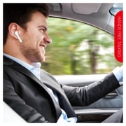 Trands TWSF12 Wireless Stereo Headset White With Charging Dock
