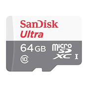 Sandisk Ultra Android MicroSDXC 64GB + SD Adapter SDSQUNS-064G-GN3MA