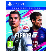 Sony PlayStation 4 Slim Console 1TB Black - Middle East Version with FIFA19 Champions Edition Game Bundle