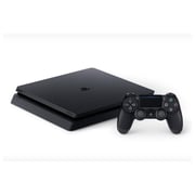 Sony PlayStation 4 Slim Console 1TB Black - Middle East Version with FIFA19 Champions Edition Game Bundle