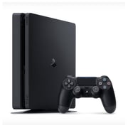 Sony PlayStation 4 Slim Console 1TB Black - Middle East Version with FIFA19 Champions Edition Game Bundle