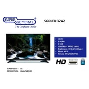 Super General SGLED32A2 Full HD LED Television 32inch (2018 Model)