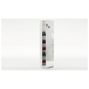 Aimee Mirrored Shoe Cabinet Choice of Colour (White)
