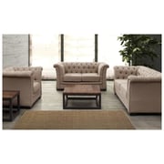 Chester Hill Sectional Sofa Three Seater in White Color