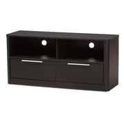 Carlingford Wood Two-Drawer TV Stand (Black)