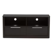 Carlingford Wood Two-Drawer TV Stand (Black)