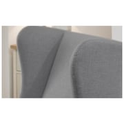 Hamish Wing Chair Dark Grey