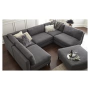 Chelsea Modular Sectional in Charcoal Grey Color