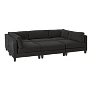 Chelsea Modular Sectional in Black Color