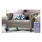 Huntingdon Chesterfield Loveseat in Grey Color