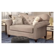 Serta Upholstery Wheatfield Loveseat in Beige Color