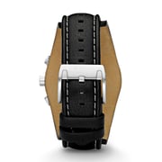 Fossil CH2564 Coachman Chronograph Black Leather Watch