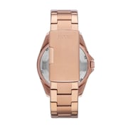Fossil ES2811 Riley Multifunction Rose-Tone Stainless Steel Watch