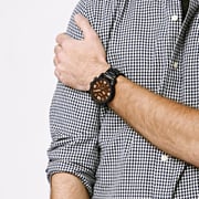 Fossil JR1356 Nate Chronograph Black Stainless Steel Watch
