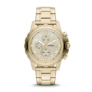 Fossil FS4867 Dean Chronograph Gold-Tone Stainless Steel Watch