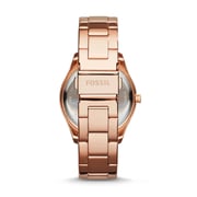 Fossil ES3590 Stella Multifunction Rose-Tone Stainless Steel Watch
