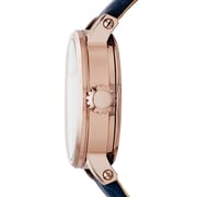 Buy Fossil ME3086 Original Boyfriend Automatic Navy Leather Watch