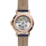 Fossil ME3086 Original Boyfriend Automatic Navy Leather Watch
