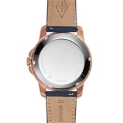 Fossil ME1162 Grant Twist Three-Hand Blue Leather Watch