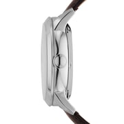 Fossil ME1163 Townsman Twist Multifunction Dark Brown Leather Watch