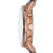 Fossil FS5237 Grant Sport Chronograph Blue Leather Watch