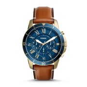 Fossil FS5268 Grant Sport Chronograph Luggage Leather Watch
